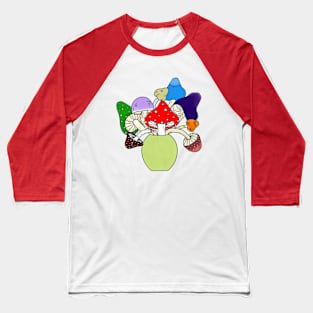 Mushroom Bouquet Baseball T-Shirt